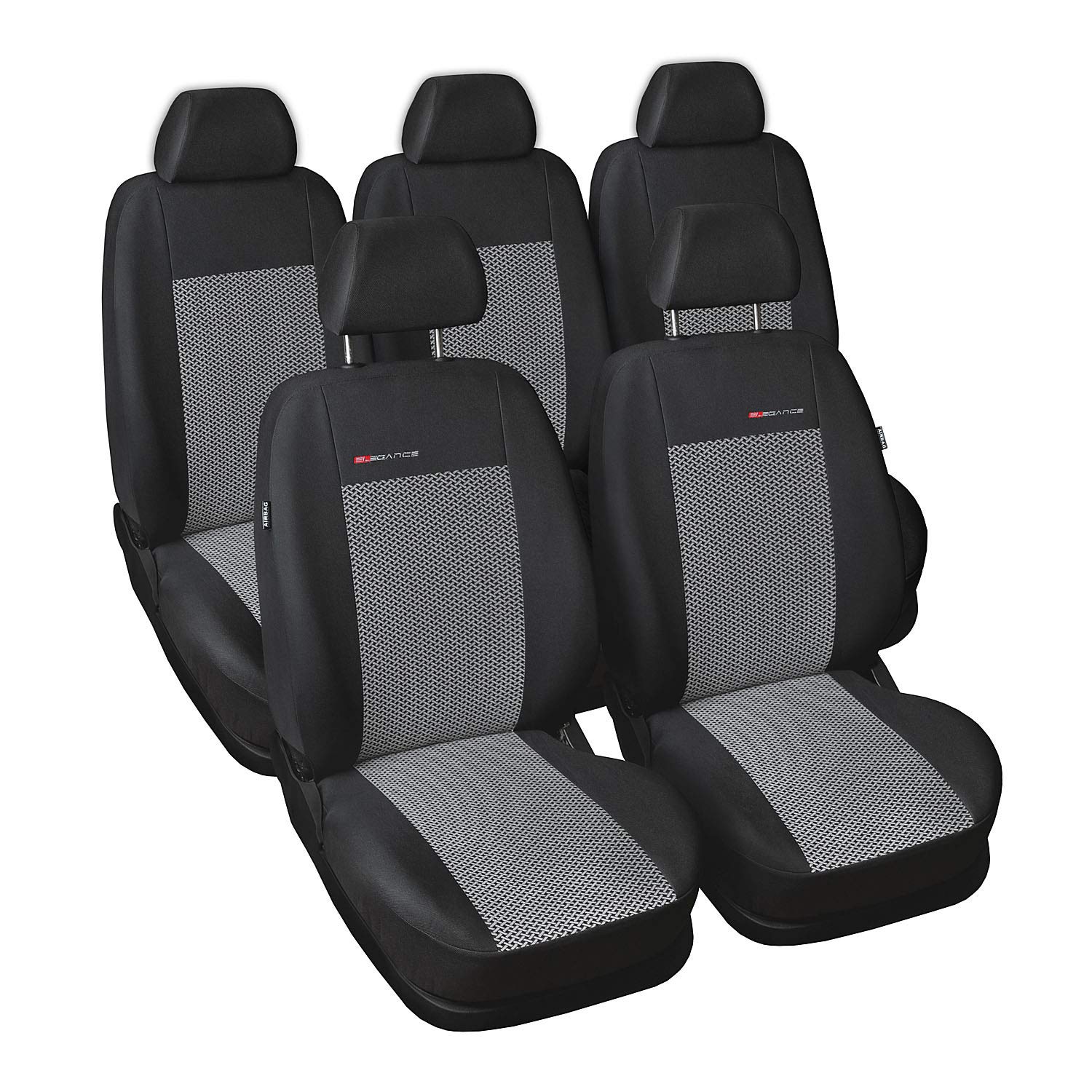 Saferide | Maß Autositzbezüge Grau PKW Komplettset 5-Sitze Sitzbezüge Sitzbezug Schonbezug Schonbezüge Autoschonbezug Autositzbezug Sitzauflagen Sitzschutz Elegance Saferide | Maß Autositzbezüge Grau PKW Komplettset 5-Sitze Sitzbezüge Sitzbezug Schonbezug Schonbezüge Autoschonbezug Autositzbezug Sitzauflagen Sitzschutz Elegance von Saferide