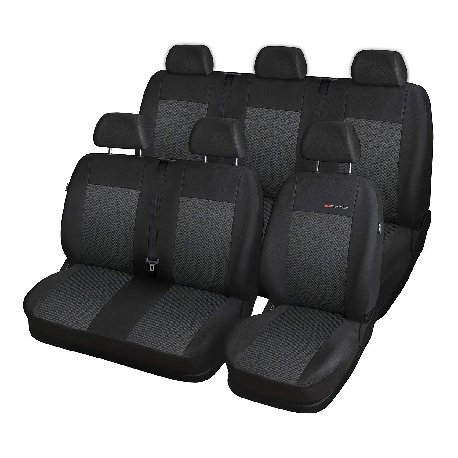 Saferide | Maß Autositzbezüge Transporter Grau Set Komplettset 6-Sitze Sitzbezüge Sitzbezug Schonbezug Schonbezüge Autoschonbezug Autositzbezug Sitzauflagen Sitzschutz Elegance Saferide | Maß Autositzbezüge Transporter Grau Set Komplettset 6-Sitze Sitzbezüge Sitzbezug Schonbezug Schonbezüge Autoschonbezug Autositzbezug Sitzauflagen Sitzschutz Elegance von Saferide