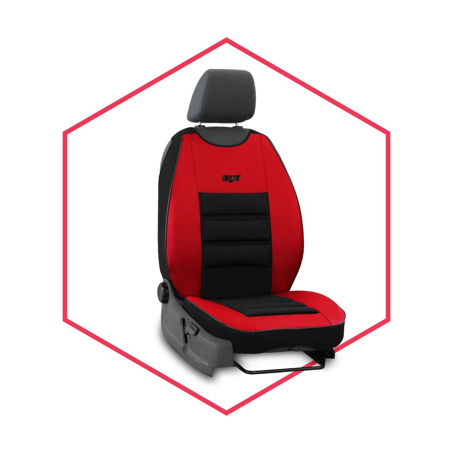 Saferide | Sitzauflage Auto Vordersitze Autositzmatte Wasserdicht Autositzbezug Fahrersitz Universal Sitzschutz Kunstleder Rot für Airbag geeignet 1 Autositz Vorne Saferide | Sitzauflage Auto Vordersitze Autositzmatte Wasserdicht Autositzbezug Fahrersitz Universal Sitzschutz Kunstleder Rot für Airbag geeignet 1 Autositz Vorne von Saferide