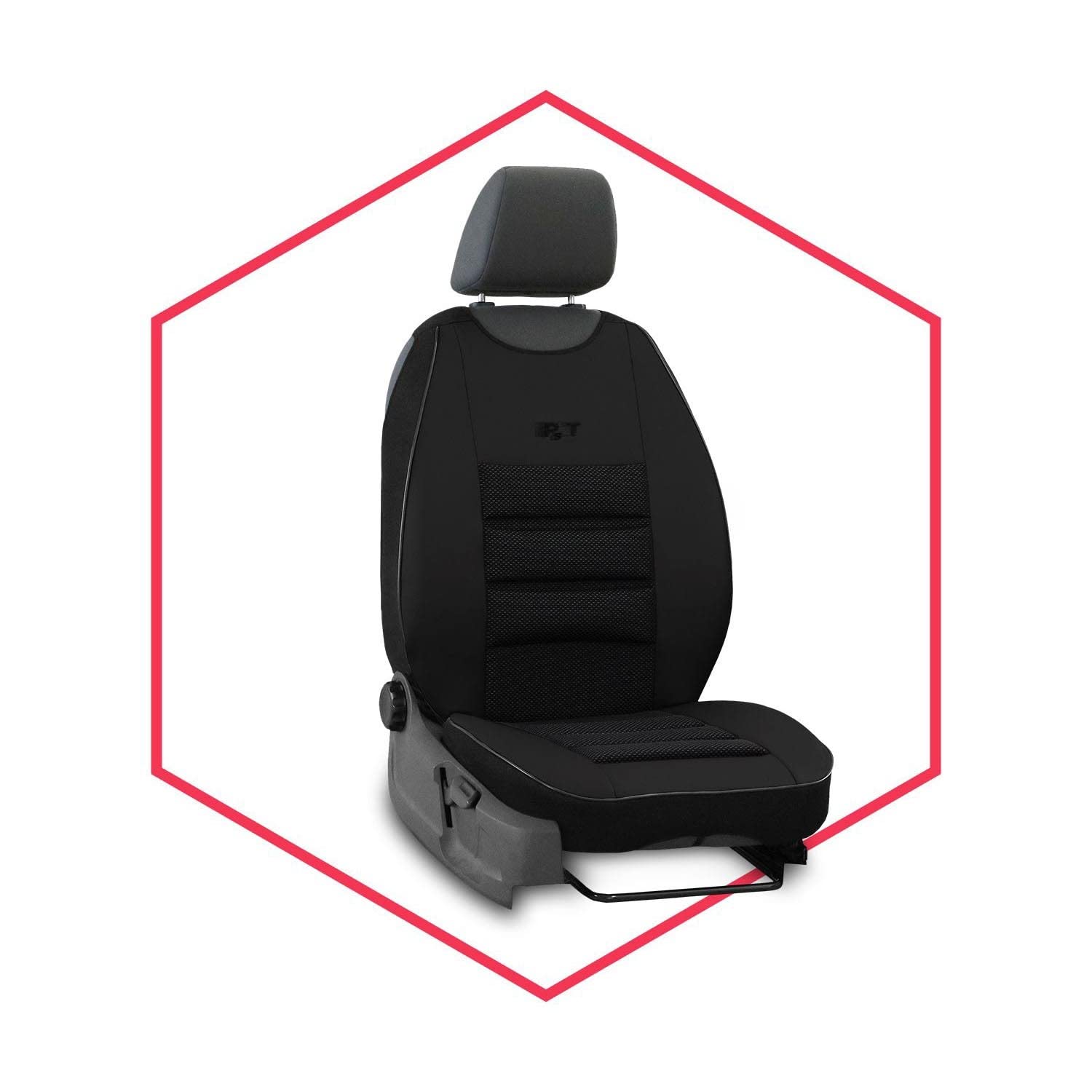 Saferide | Sitzauflage Auto Vordersitze Autositzmatte Wasserdicht Autositzbezug Fahrersitz Universal Sitzschutz Kunstleder Schwarz für Airbag geeignet 1 Autositz Vorne Saferide | Sitzauflage Auto Vordersitze Autositzmatte Wasserdicht Autositzbezug Fahrersitz Universal Sitzschutz Kunstleder Schwarz für Airbag geeignet 1 Autositz Vorne von Saferide