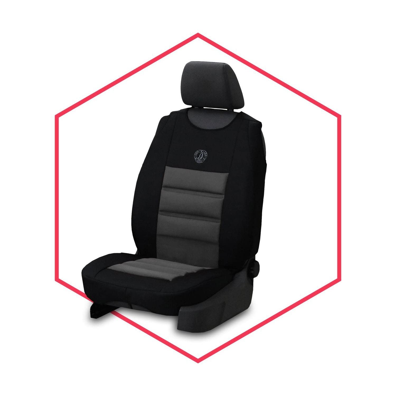 Saferide | Sitzauflage Auto Vordersitze Autositzmatte Wasserdicht Autositzbezug Fahrersitz Universal Sitzschutz Velourlederimitat Grau für Airbag geeignet 1 Autositz Vorne Saferide | Sitzauflage Auto Vordersitze Autositzmatte Wasserdicht Autositzbezug Fahrersitz Universal Sitzschutz Velourlederimitat Grau für Airbag geeignet 1 Autositz Vorne von Saferide