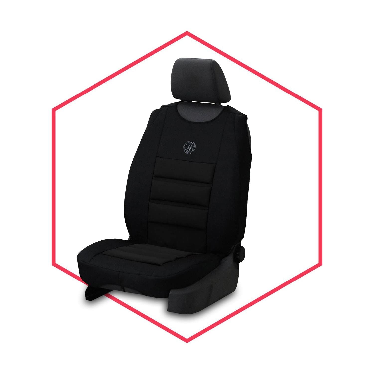 Saferide | Sitzauflage Auto Vordersitze Autositzmatte Wasserdicht Autositzbezug Fahrersitz Universal Sitzschutz Velourlederimitat Schwarz für Airbag geeignet 1 Autositz Vorne Saferide | Sitzauflage Auto Vordersitze Autositzmatte Wasserdicht Autositzbezug Fahrersitz Universal Sitzschutz Velourlederimitat Schwarz für Airbag geeignet 1 Autositz Vorne von Saferide