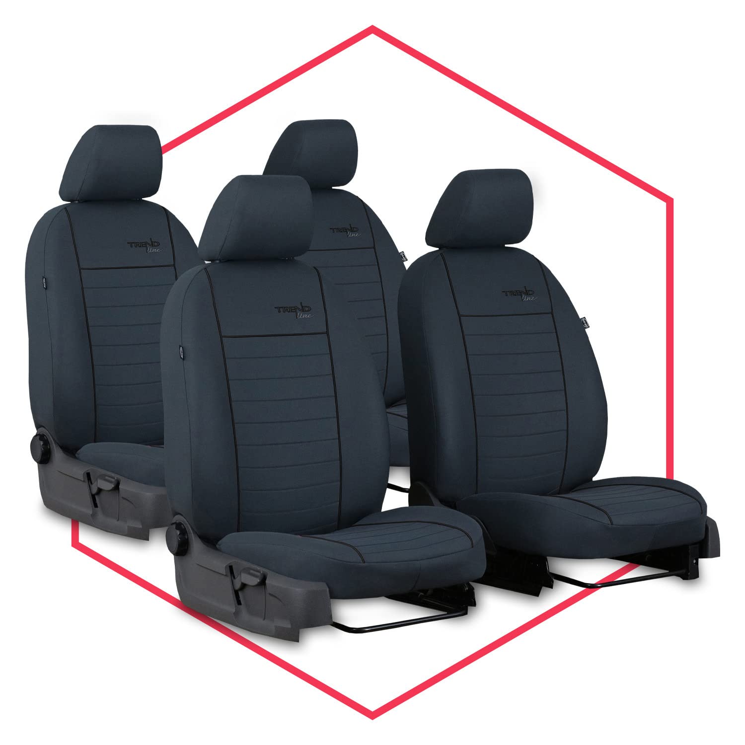 Sitzbezüge Auto Zubehör Autositzbezüge Komplettset 4-Sitze Schonbezüge Sitzschoner Autobezug Sitzplatzbezüge Schwarz Sitzbezüge Auto Zubehör Autositzbezüge Komplettset 4-Sitze Schonbezüge Sitzschoner Autobezug Sitzplatzbezüge Schwarz von Saferide