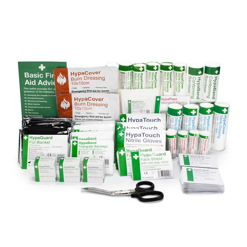 Safety First Aid Group Erste-Hilfe-Nachfüllset, britischer Standard (BS-8599-1:2019 konform), groß von Safety First Aid Group