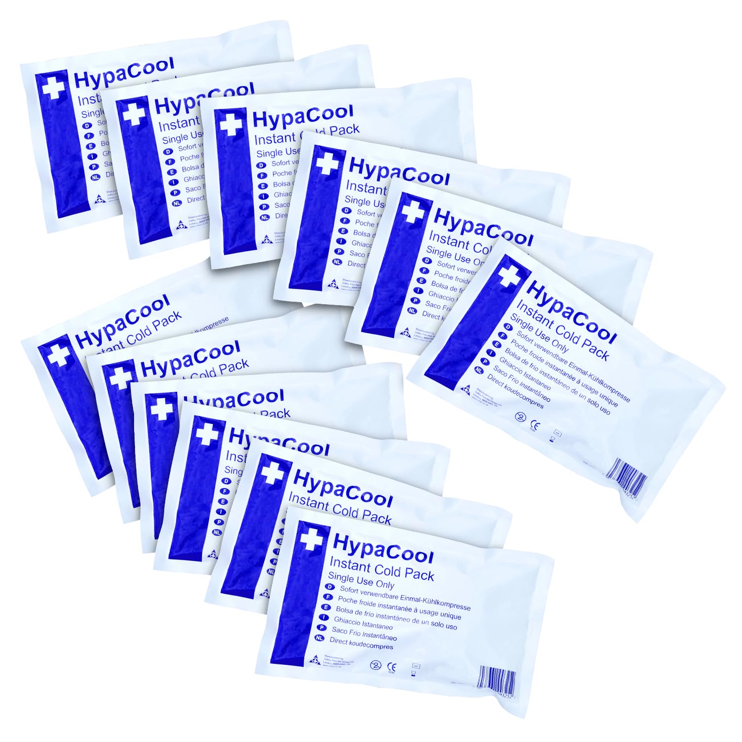Safety First Aid Q2290PK12 Standard Instant Cold Pack, Standard (Pack of 12) von Safety First Aid Group