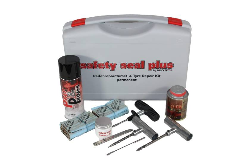 Reifenreparatur-Set "Safety Seal Plus" für PKW, die ultimative Reparatur von Reifen, TÜV-geprüft von Safety Seal