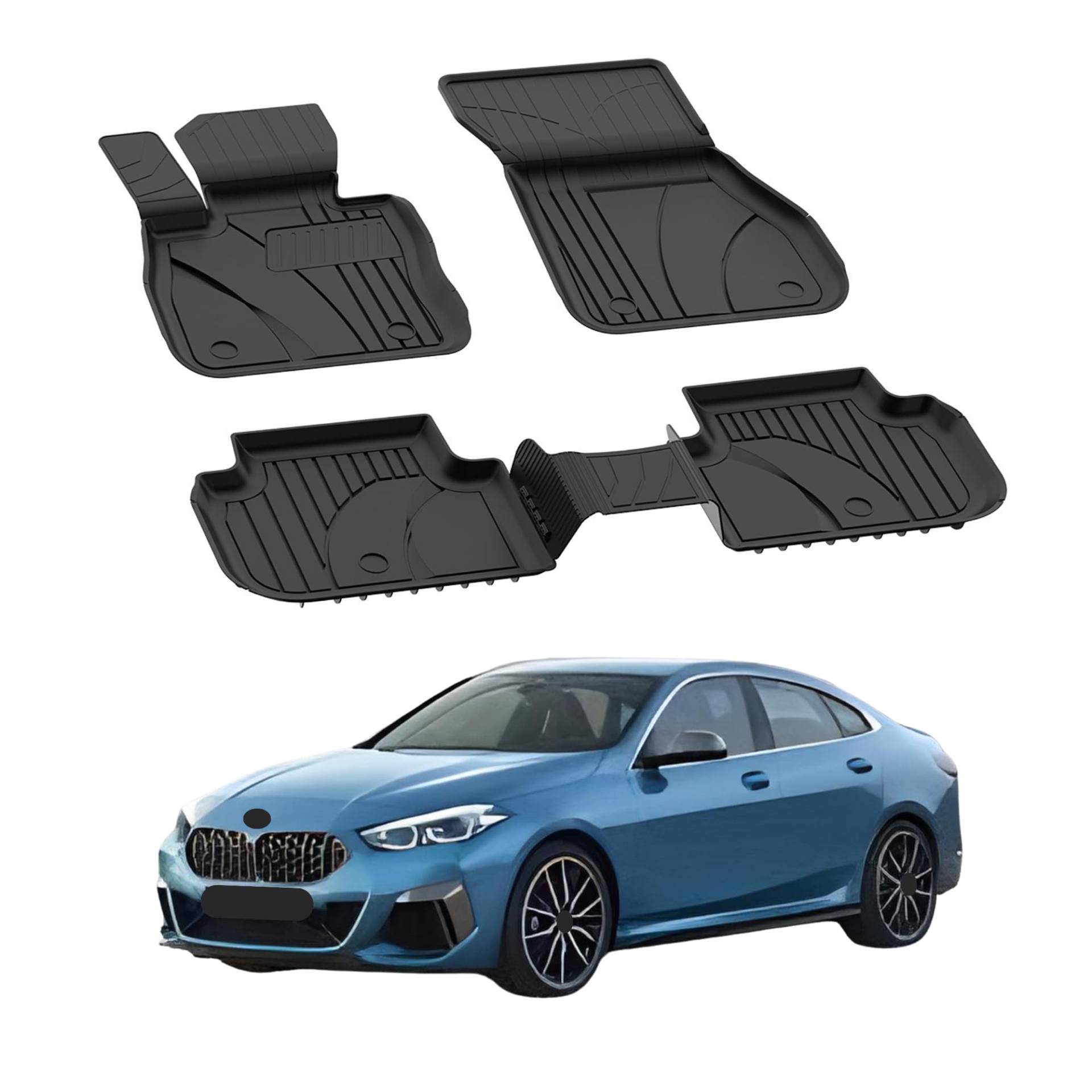 Fußmatten Automatten kompatibel mit BMW F44 Gran Coupe 2er 2019-2024 | 4.5D Premium TPE Gummi Antirutsch Gummimatten Wasserdicht Car Auto Matte Schwarz Fußmatten Automatten kompatibel mit BMW F44 Gran Coupe 2er 2019-2024 | 4.5D Premium TPE Gummi Antirutsch Gummimatten Wasserdicht Car Auto Matte Schwarz von Sahler