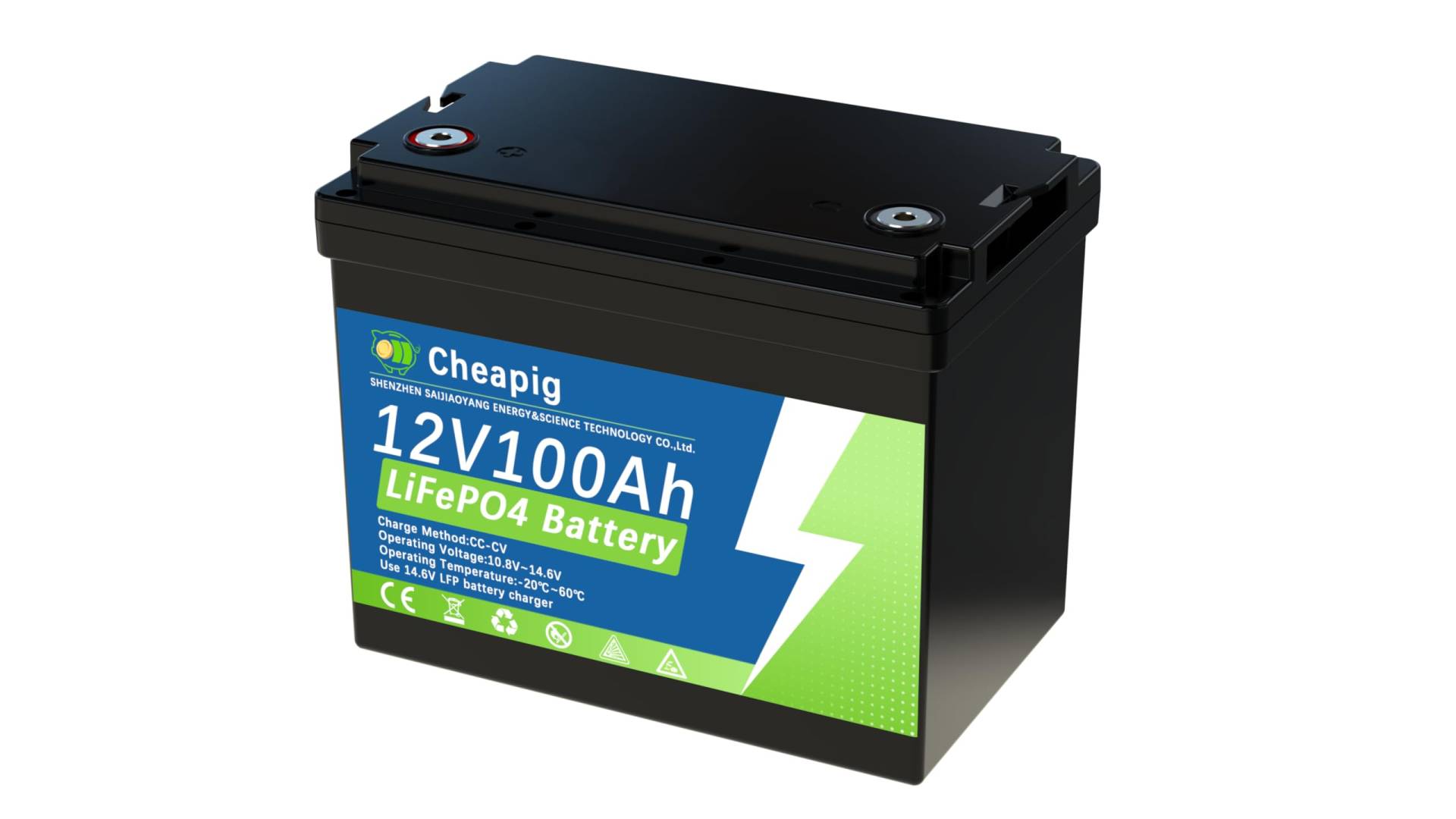 SaiJiaoYang LiFePO4 12V 100Ah Batterie, 6000+ Zyklus Eingebautes 100A Smart BMS 1280Wh Ausgang Perfekt für Wohnmobile, Solaranlage, Camping, Wohnwagen, Boot, Reiseanhänger SaiJiaoYang LiFePO4 12V 100Ah Batterie, 6000+ Zyklus Eingebautes 100A Smart BMS 1280Wh Ausgang Perfekt für Wohnmobile, Solaranlage, Camping, Wohnwagen, Boot, Reiseanhänger von SaiJiaoYang
