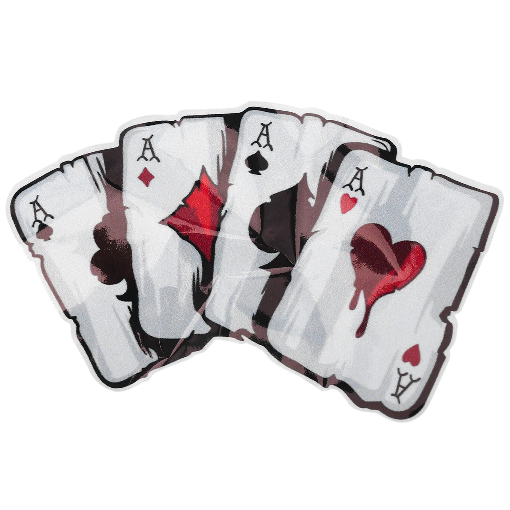 Saiketsu Auto Aufkleber, Lustige Poker Muster Karosserie Reflektierende Aufkleber Abziehbilder Dekoration Saiketsu Auto Aufkleber, Lustige Poker Muster Karosserie Reflektierende Aufkleber Abziehbilder Dekoration von Saiketsu