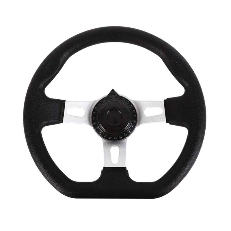 Lenkrad 270 mm Hardware Innenraum mit Löchern für Go ATV Kart Ersatzfahrzeug 3 Speichen PU-Schaum mit Löchern Hardware von Saiyana