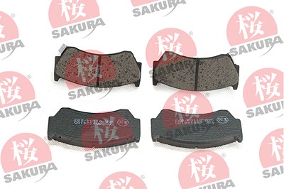 Sakura Bremsbelagsatz, Scheibenbremse [Hersteller-Nr. 600-10-4185] für Nissan von Sakura