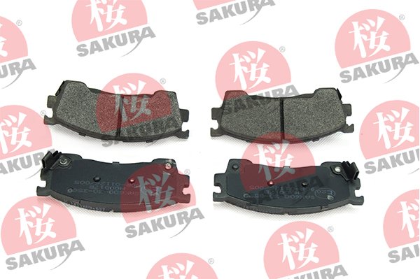 Bremsbelagsatz, Scheibenbremse Vorderachse Sakura 600-30-3580 von Sakura