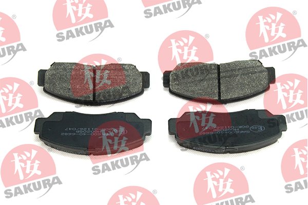 Bremsbelagsatz, Scheibenbremse Vorderachse Sakura 600-40-6682 von Sakura