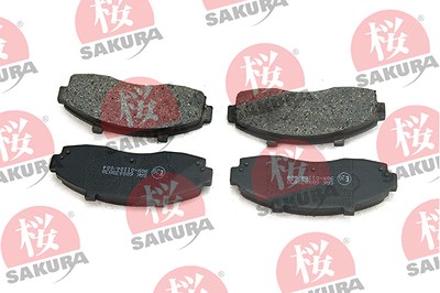 Sakura Bremsbelagsatz, Scheibenbremse [Hersteller-Nr. 600-03-8830] für Kia von Sakura