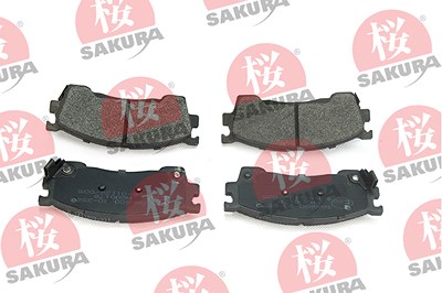 Sakura Bremsbelagsatz, Scheibenbremse [Hersteller-Nr. 600-30-3580] für Ford Usa, Mazda von Sakura
