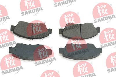 Sakura Bremsbelagsatz, Scheibenbremse [Hersteller-Nr. 600-40-6645] für Honda von Sakura