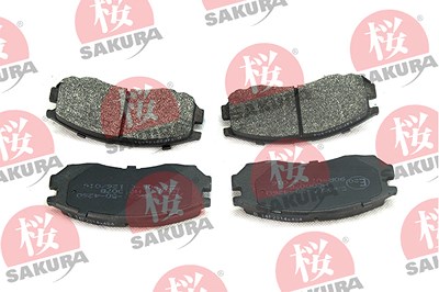 Sakura Bremsbelagsatz, Scheibenbremse [Hersteller-Nr. 600-50-4260] für Mitsubishi, Proton von Sakura