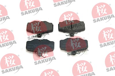 Sakura Bremsbelagsatz, Scheibenbremse [Hersteller-Nr. 601-10-4100] für Nissan von Sakura
