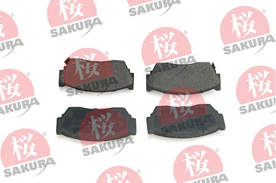 Sakura Bremsbelagsatz, Scheibenbremse [Hersteller-Nr. 600-10-4060] für Nissan von Sakura