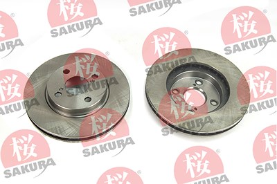 Sakura Bremsscheibe [Hersteller-Nr. 604-20-3859] für Toyota von Sakura