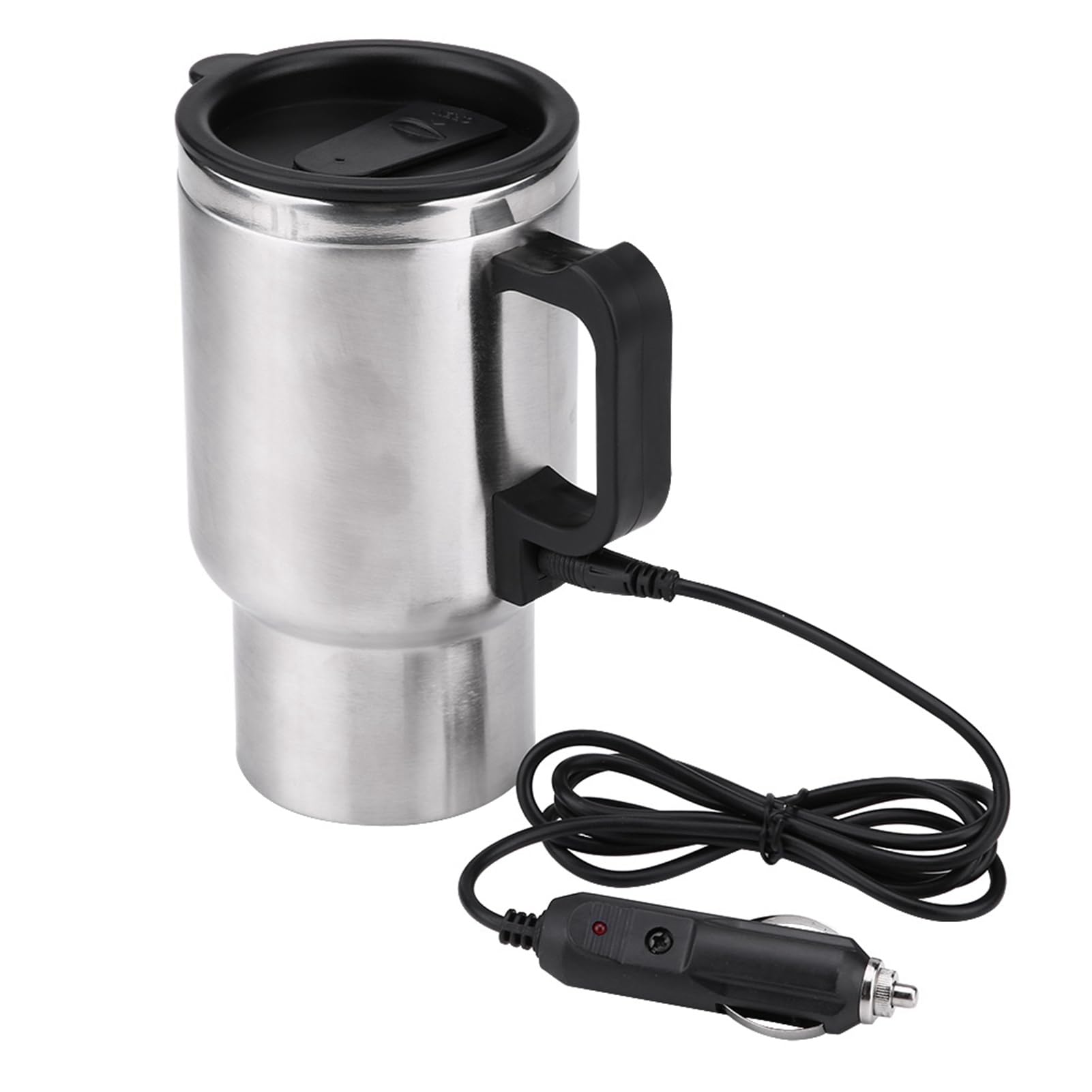 12 V, 450 Ml, Auto-Heizbecher, Elektrischer Edelstahl-Auto-Heizbecher, Reise-Heizbecher für Kaffee, Tee, Auto-Tasse, Becher mit Auslaufsicherem Deckel, Edelstahlflasche, 12 V, 450 Ml, Auto-Heizbecher, Elektrischer Edelstahl-Auto-Heizbecher, Reise-Heizbecher für Kaffee, Tee, Auto-Tasse, Becher mit Auslaufsicherem Deckel, Edelstahlflasche, von Saluaqui