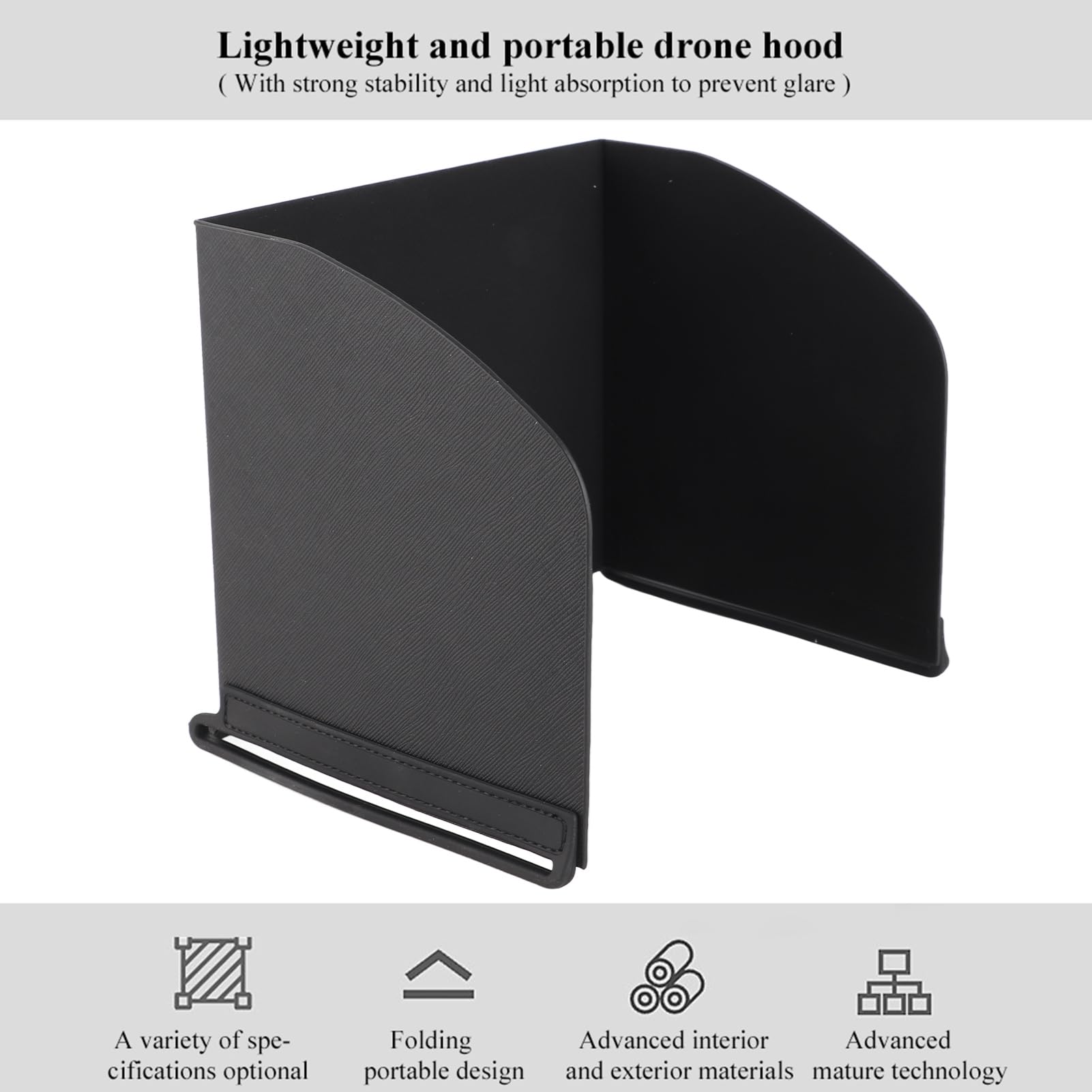 Fernbedienung Monitor Sun Hood Accessoire Kompatibel mit Spark, Phantom 3/4, Osmo-Drohnen-Wear-resistente Umweltfreundliche Telefonsonnenschatten, Tablet-Sonnenschatten (L168) von Saluaqui