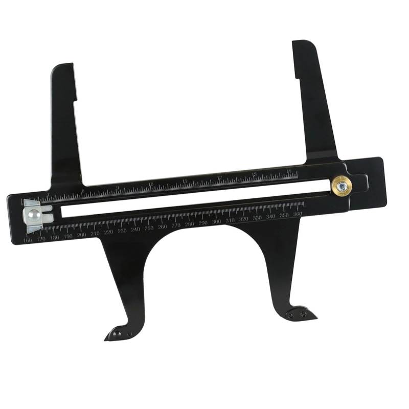 Saluaqui Vielseitige Bremstrommelmessung des Reset-Tools 6,5-14,25 Zoll | Doppelskala -Kombinationbrems -Reset Messgerät für Vintage Trommelbremsen und Feststellbremssysteme von Saluaqui