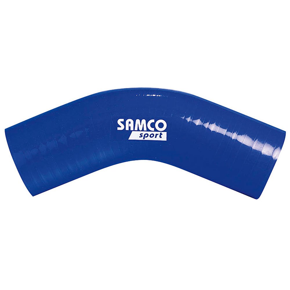 Samco Silikonschlauch 45 Grad Ecke - Länge 102mm - Ø19mm - Blau von Samco Sport
