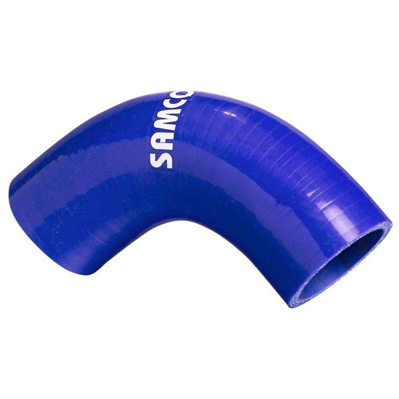 Samco Silikonschlauch 90 Grad Ecke - Länge 125mm - Ø63mm - Blau von Samco Sport