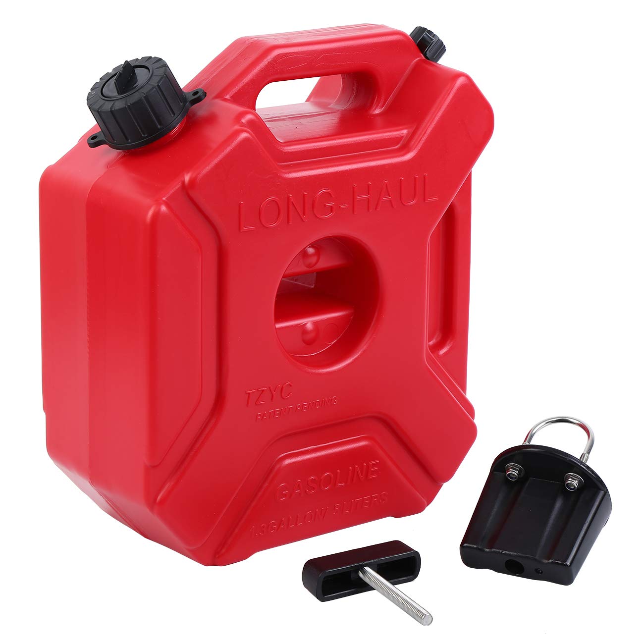 Samger Samger 5L Rot Kraftstofftank Benzinkanister mit Halterung für ATV UTV Motorrad Samger Samger 5L Rot Kraftstofftank Benzinkanister mit Halterung für ATV UTV Motorrad von Samger Samger