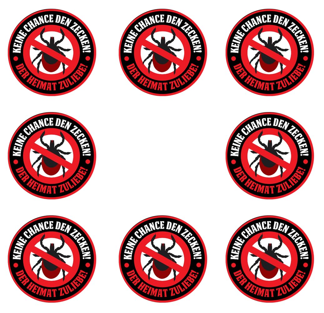 Sammys Shirt Store 192 Stück Aufkleber 4cm rund Keine Chance den Zecken Sticker Sparpack gut haftend Aktiv Werden 4 cm Sammys Shirt Store 192 Stück Aufkleber 4cm rund Keine Chance den Zecken Sticker Sparpack gut haftend Aktiv Werden 4 cm von Sammys Shirt Store