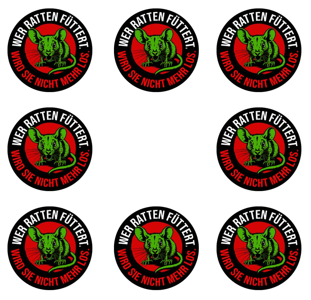 Sammys Shirt Store 192 Stück Aufkleber 4cm rund Wer Ratten füttert Wird sie Nicht mehr los Sticker Sparpack gut haftend Aktiv Werden 4 cm Sammys Shirt Store 192 Stück Aufkleber 4cm rund Wer Ratten füttert Wird sie Nicht mehr los Sticker Sparpack gut haftend Aktiv Werden 4 cm von Sammys Shirt Store