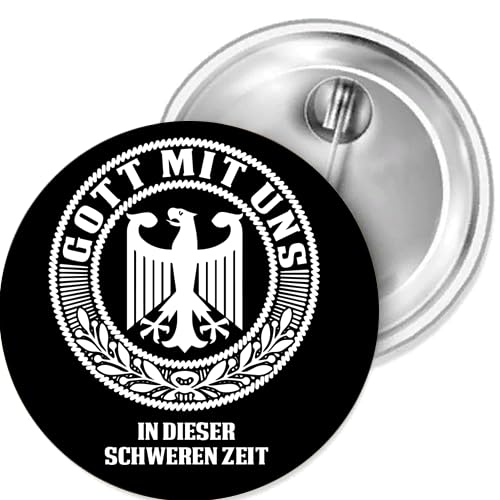 Sammys Shirt Store Gott mit Uns in Dieser schweren Zeit Button 25 mm Sammys Shirt Store Gott mit Uns in Dieser schweren Zeit Button 25 mm von Sammys Shirt Store