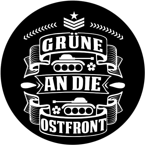 Sammys Shirt Store Grüne an die Ostfront Aufkleber 10 cm Sammys Shirt Store Grüne an die Ostfront Aufkleber 10 cm von Sammys Shirt Store