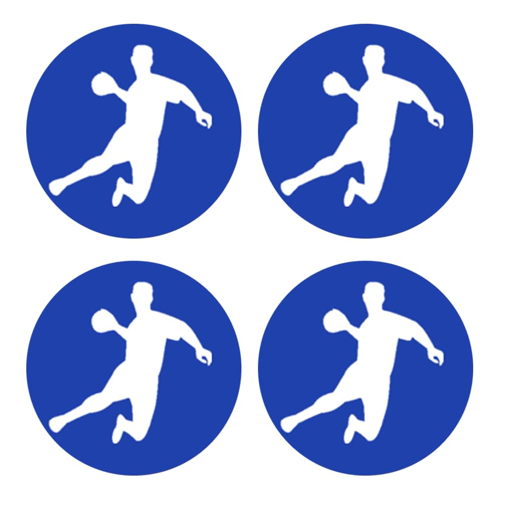 Sammys Shirt Store Handball Spieler Handballer Kennzeichen-Vinyl-Aufkleber 4Stück für EU-Kreis Sammys Shirt Store Handball Spieler Handballer Kennzeichen-Vinyl-Aufkleber 4Stück für EU-Kreis von Sammys Shirt Store