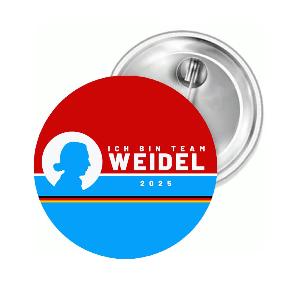 Sammys Shirt Store Ich Bin Team Weidel 2025 Neuwahlen AFD Wende Ampel Grüne Button 55 mm Sammys Shirt Store Ich Bin Team Weidel 2025 Neuwahlen AFD Wende Ampel Grüne Button 55 mm von Sammys Shirt Store