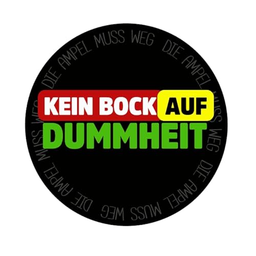 Sammys Shirt Store Kein Bock auf Dummheit-Ampel muss Weg Aufkleber 10 cm Sammys Shirt Store Kein Bock auf Dummheit-Ampel muss Weg Aufkleber 10 cm von Sammys Shirt Store
