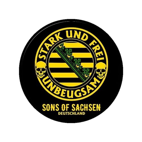 Sons of Sachsen Stolz und Frei Aufnäher 10 cm von Sammys Shirt Store
