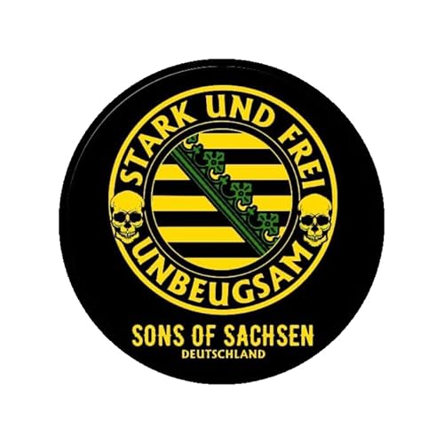 Sons of Sachsen Stolz und Frei Automagnet 10 cm von Sammys Shirt Store