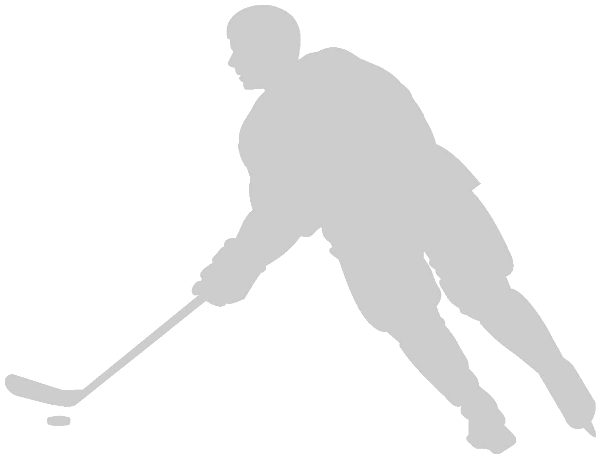 Samunshi® Aufkleber Eishockey Spieler Motorradaufkleber 10 x 7,6cm silbermetalleffekt von Samunshi