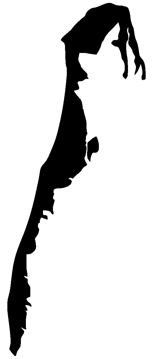 Samunshi® Insel Hiddensee Aufkleber als Autoaufkleber in 7 Größen und 25 Farben (23x60cm schwarz) von Samunshi