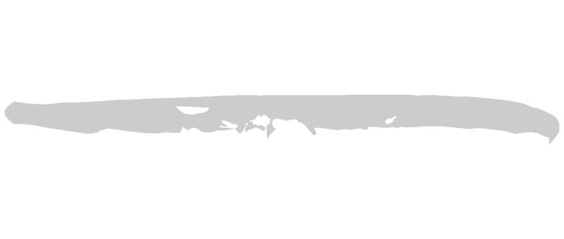 Samunshi® Juist Aufkleber Insel in 8 Größen und 25 Farben (15x1,4cm Silber) von Samunshi