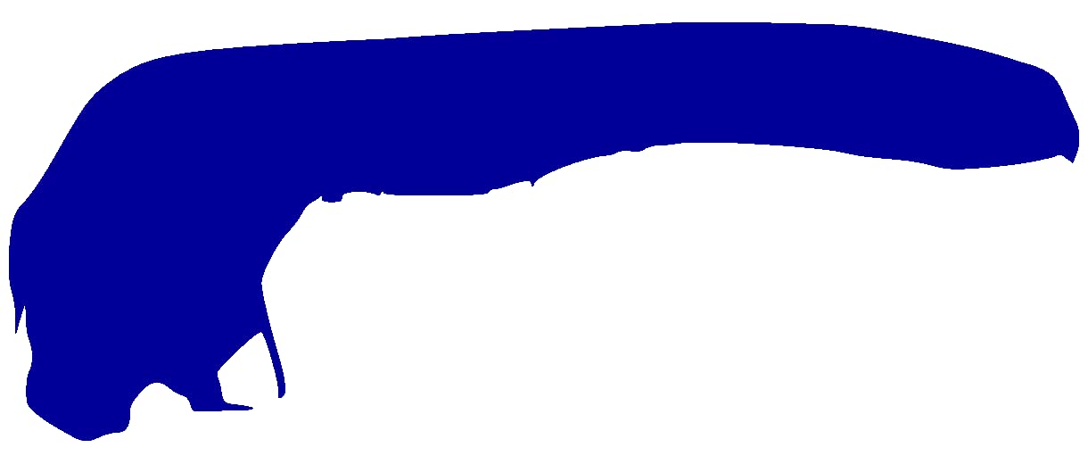 Samunshi® Langeoog Insel Aufkleber Inselaufkleber in 8 Größen und 25 Farben (15x5,9cm brillantblau) von Samunshi