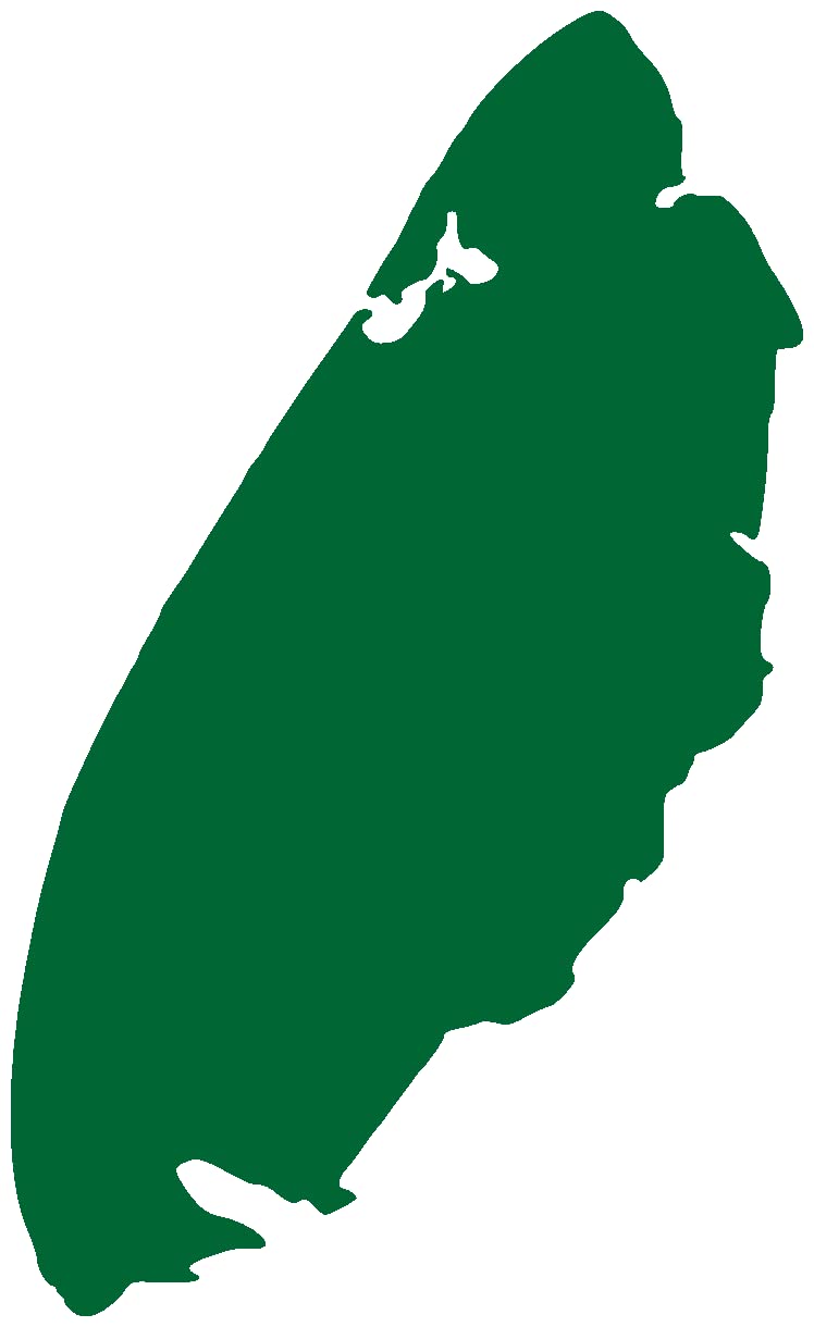 Samunshi® Texel Insel Aufkleber Holland Niederlande in 8 Größen und 25 Farben (18x30cm grasgrün) von Samunshi