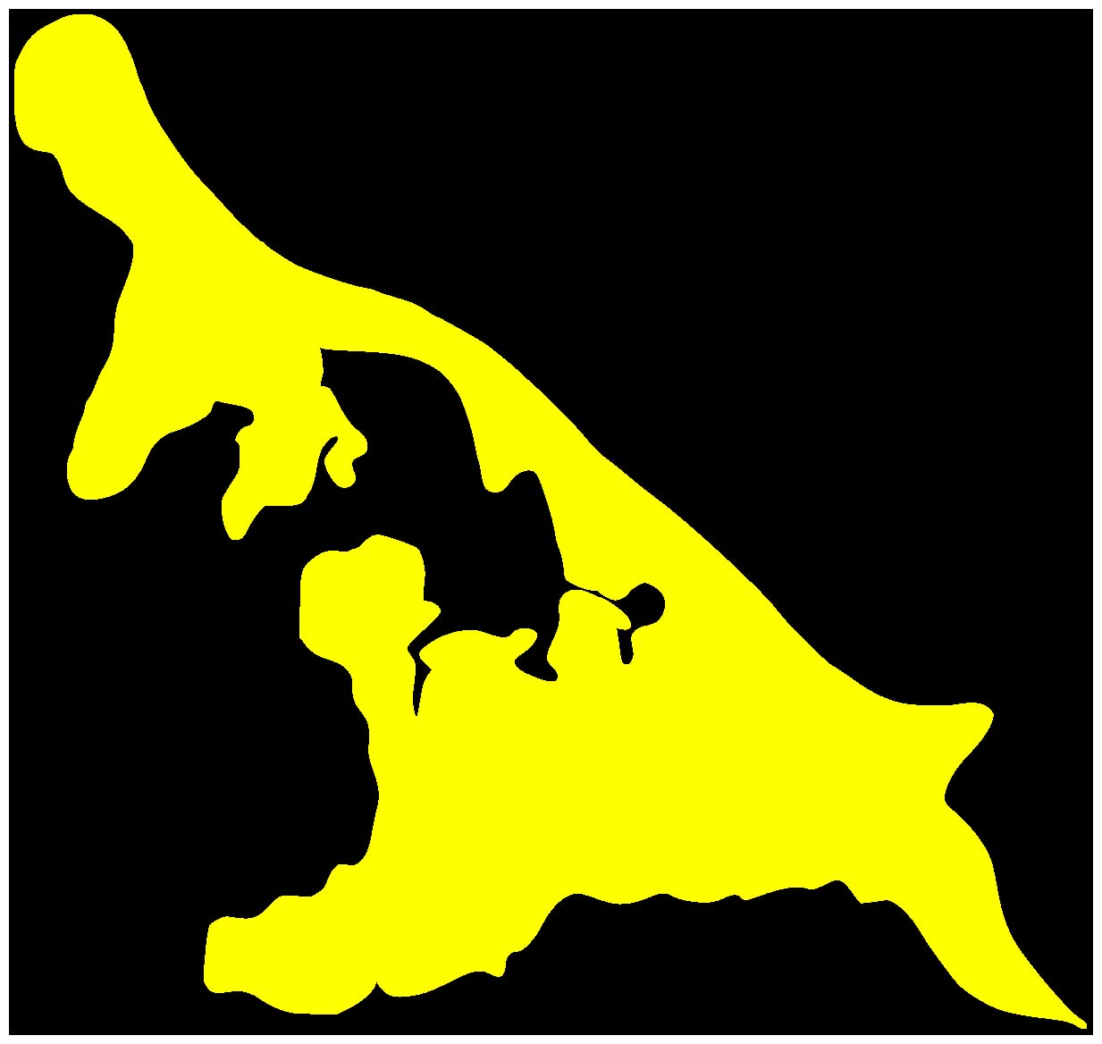 Samunshi® Usedom Aufkleber Insel in 7 Größen und 25 Farben (15x14,3cm gelb) von Samunshi