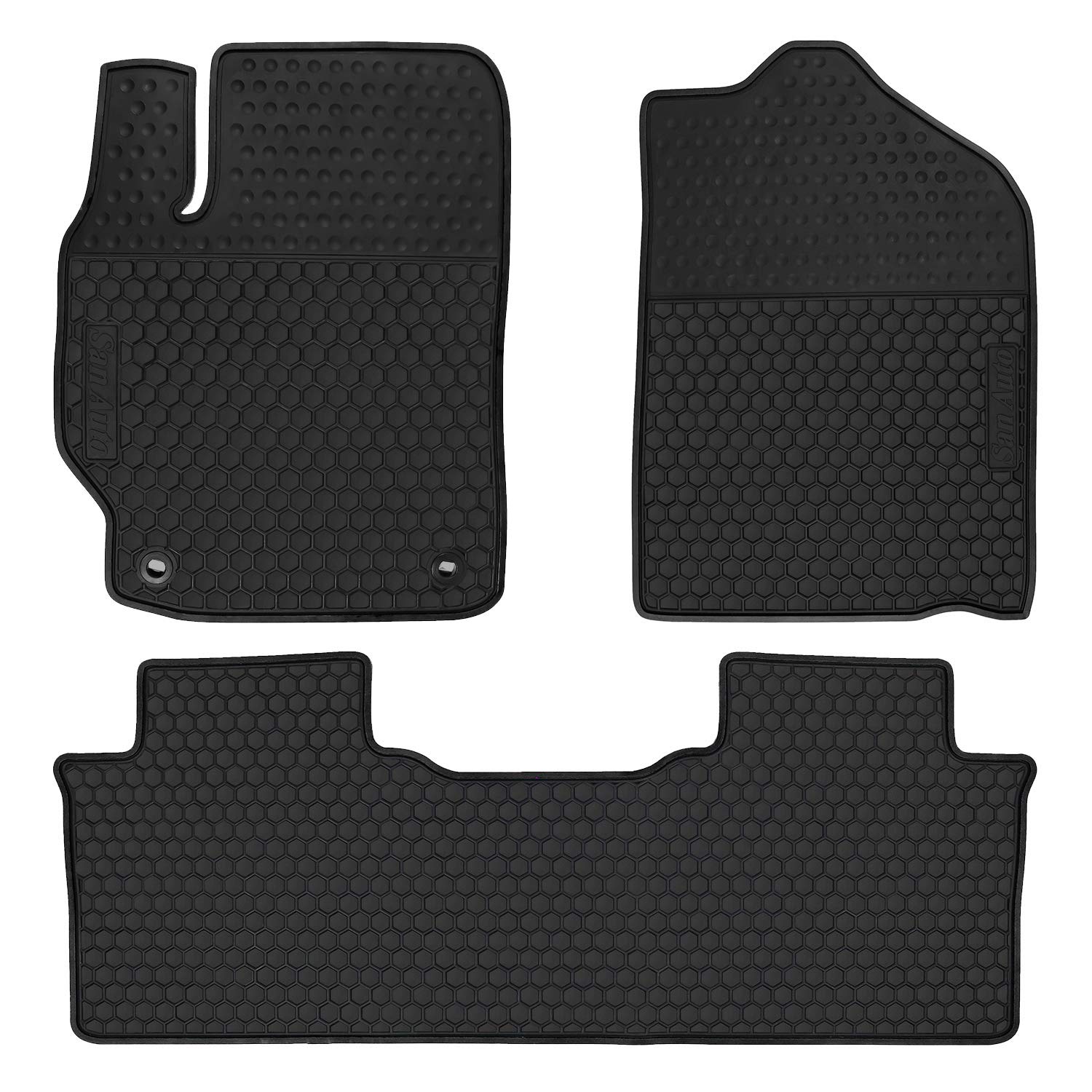 Auto-Gummi-Bodenmatte für Toyota Camry 7. 2012–2013–2014–2015–2016–2017, passgenau, Vollgummi, Auto-Bodeneinlagen-Set, Allwetterschutz, strapazierfähig, geruchlos Auto-Gummi-Bodenmatte für Toyota Camry 7. 2012–2013–2014–2015–2016–2017, passgenau, Vollgummi, Auto-Bodeneinlagen-Set, Allwetterschutz, strapazierfähig, geruchlos von San Auto