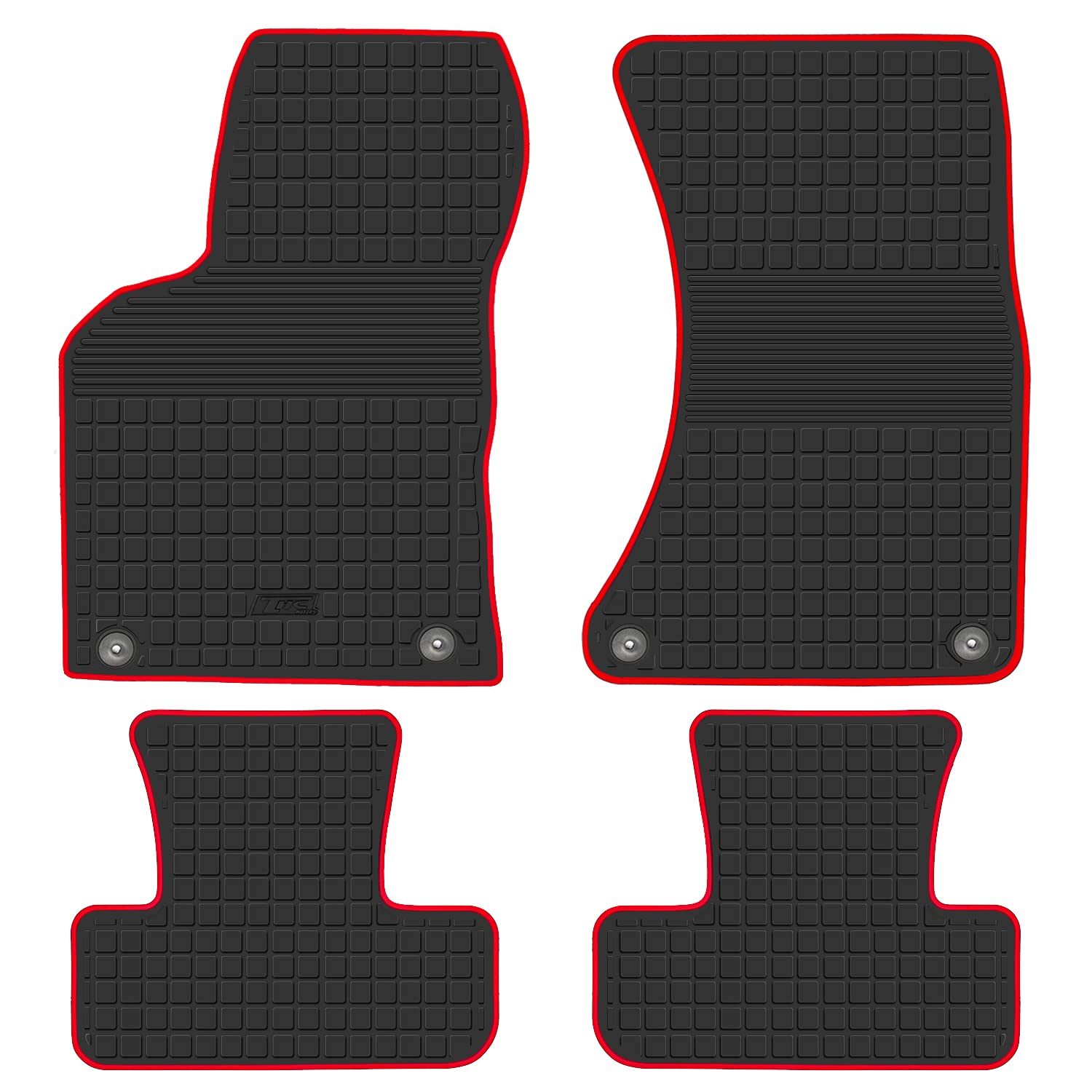 HD-Mart Auto-Fußmatte, Gummi, Schwarz, Allwetter-Matten für Audi Q5 2017–2018, strapazierfähig und geruchlos Schwarz JD-13-2-2017WB HD-Mart Auto-Fußmatte, Gummi, Schwarz, Allwetter-Matten für Audi Q5 2017–2018, strapazierfähig und geruchlos Schwarz JD-13-2-2017WB von San Auto