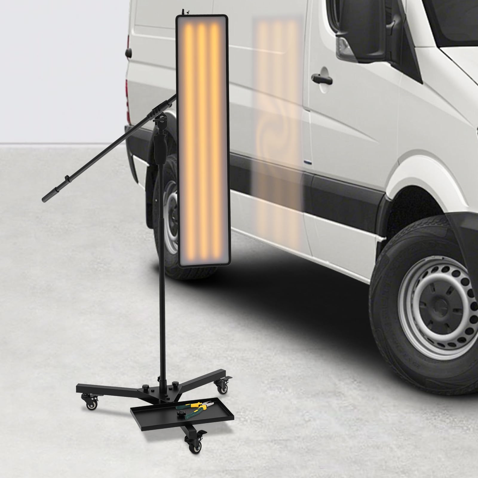 SanBouSi Auto-Dellen-Reparatur-Lichtwerkzeuge mit drehbarem und verstellbarem Ständer 6 Farben LED-Line-Board-Licht Dellen-Reflektorlampe Paintless Body Repair Kit–Effektive Fahrzeugpflege SanBouSi Auto-Dellen-Reparatur-Lichtwerkzeuge mit drehbarem und verstellbarem Ständer 6 Farben LED-Line-Board-Licht Dellen-Reflektorlampe Paintless Body Repair Kit–Effektive Fahrzeugpflege von SanBouSi