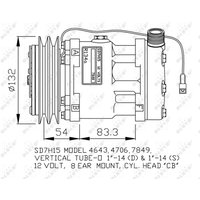Klimakompressor SANDEN SD7H15-7849 von Sanden