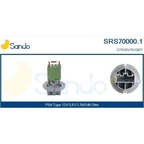 Sando SRS70000.1 Widerstand für Lüfterinnenraum Psa von Sando